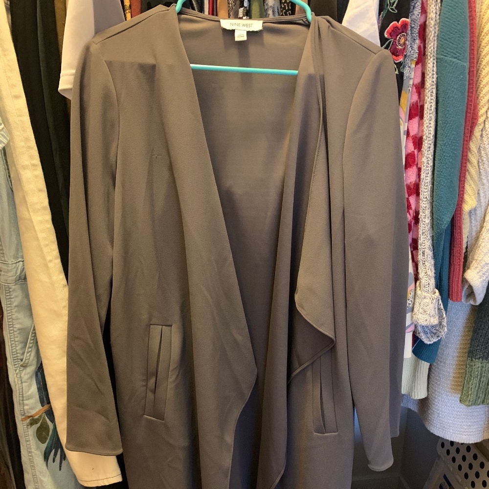 Nine West Blazer Duster Jacket